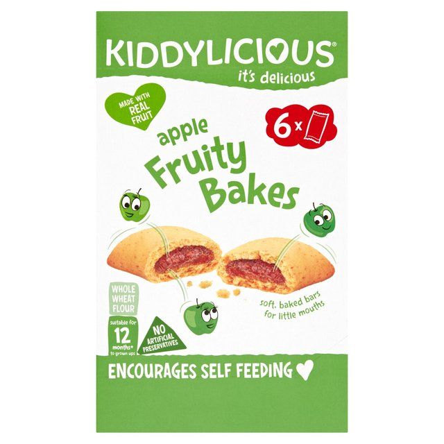 Kiddylicious Apple Fruity Bakes, 12 mths+ Multipack