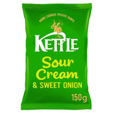 Kettle Chips Sour Cream & Sweet Onion Sharing Crisps Food Cupboard M&S Default Title  