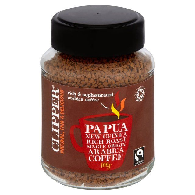 Clipper Fairtrade Organic Instant Papua New Guinea Coffee Food Cupboard M&S   