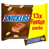 Snickers Caramel, Nougat, Peanuts & Milk Chocolate Bars Funsize Multipack Food Cupboard M&S Default Title  