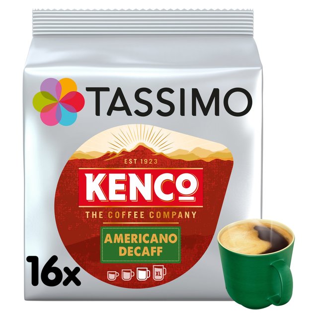 Tassimo Kenco Americano Decaff Coffee Pods Tea M&S Default Title  