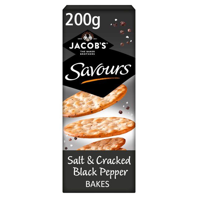 Jacob's Savours Salt & Pepper Bakes Food Cupboard M&S Default Title  