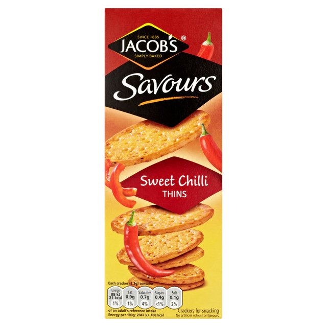 Jacobs Savours Sweet Chilli Thins