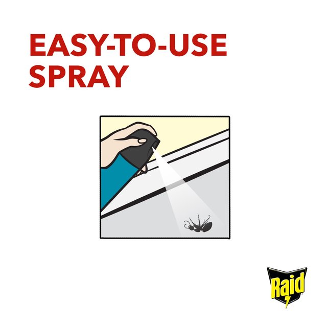 Raid Fly Wasp & Mosquito Killer with Eucalyptus Aroma Oil General Household M&S   