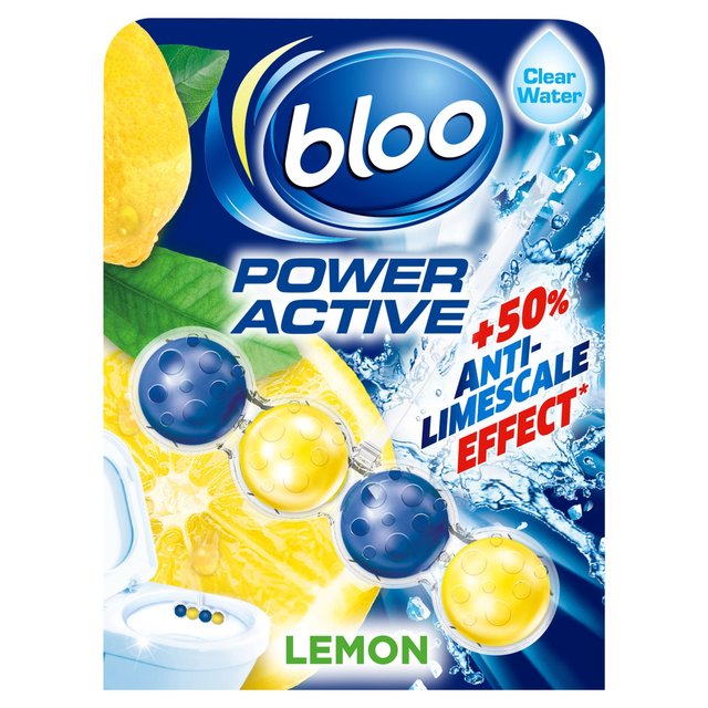 Bloo Power Active Lemon Toilet Rim Block Accessories & Cleaning M&S   