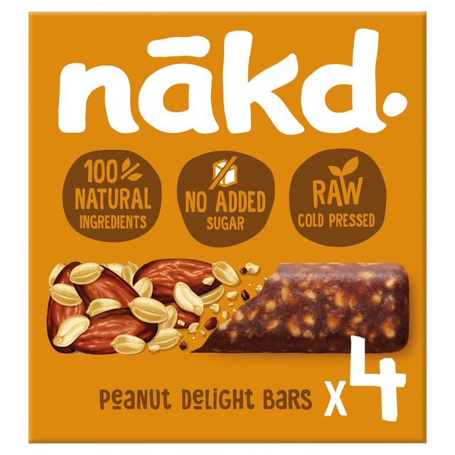 Nakd Peanut Delight Fruit & Nut Bars Food Cupboard M&S Default Title  