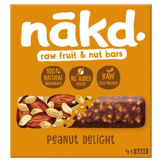 Nakd Peanut Delight Fruit & Nut Bars Food Cupboard M&S   