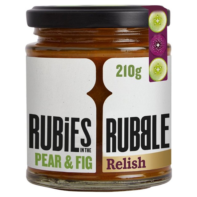 Rubies in the Rubble Pear Fig & Port Chutney