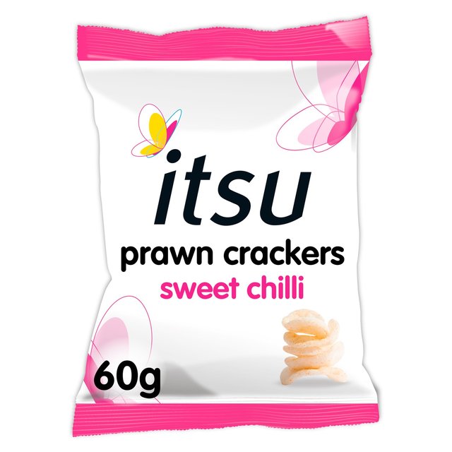 Itsu sweet chilli prawn crackers sharing bag Crisps, Nuts & Snacking Fruit M&S Default Title  