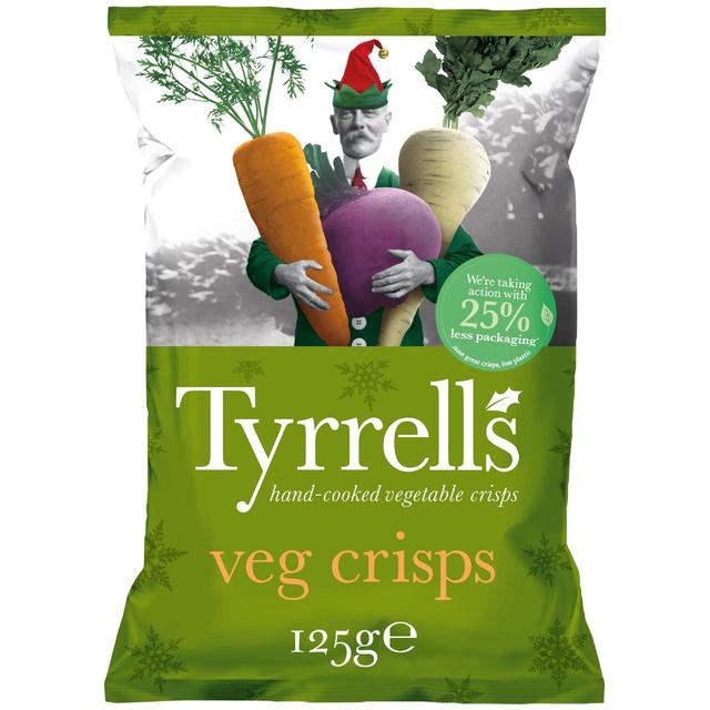 Tyrrells Parsnip, Beetroot & Carrot Veg Crisps with Sea Salt