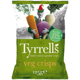 Tyrrells Parsnip, Beetroot & Carrot Veg Crisps with Sea Salt Crisps, Nuts & Snacking Fruit M&S   