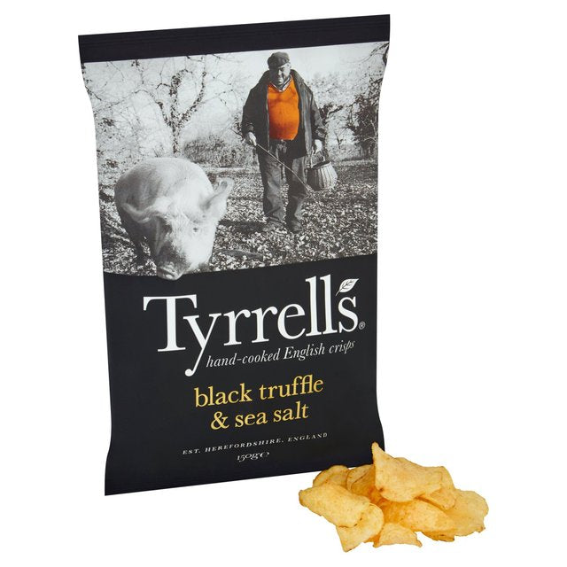 Tyrrells Black Truffle & Sea Salt Sharing Crisps