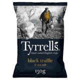 Tyrrells Black Truffle & Sea Salt Sharing Crisps Food Cupboard M&S   