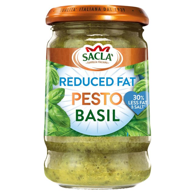 Sacla' Reduced Fat Basil Pesto Cooking Sauces & Meal Kits M&S Default Title  