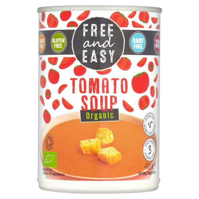 Free & Easy Free From Dairy Free Organic Tomato Soup Free from M&S   