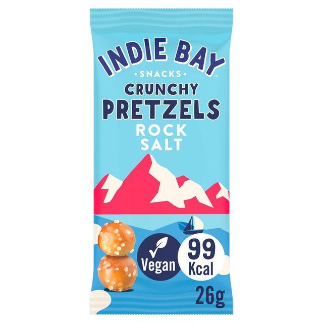 Indie Bay Snacks Spelt Pretzel Bites with Rock Salt Food Cupboard M&S Default Title  