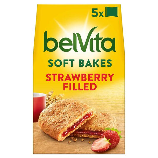 Belvita Strawberry Soft Bakes Breakfast Biscuits Biscuits, Crackers & Bread M&S Title  