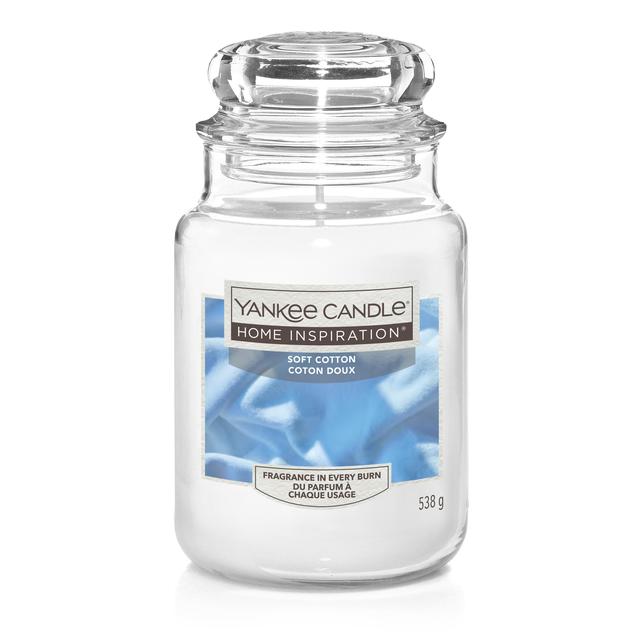 Yankee Candle Home Inspiration Large Jar Soft Cotton 538g