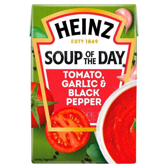 Heinz Soup of the Day Tomato, Roasted Garlic & Black Pepper FOOD CUPBOARD M&S Default Title  