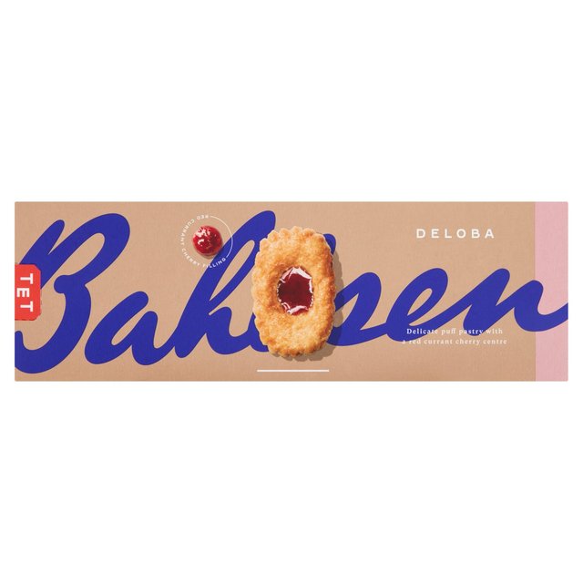 Bahlsen Deloba Red Currant Cherry Filling Puff Pastries Biscuits, Crackers & Bread M&S   