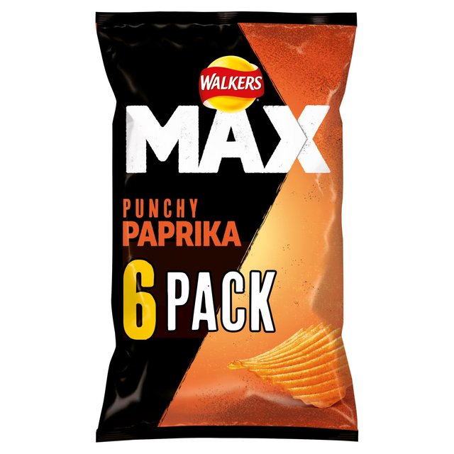 Walkers Max Paprika Multipack Crisps