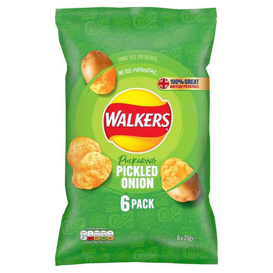 Walkers Pickled Onion Multipack Crisps