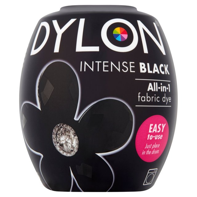 Dylon Intense Black Fabric Dye - Machine Dye Pod 2 Packs