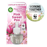 Airwick Pink Sweet Pea Plug In Refill Accessories & Cleaning M&S   