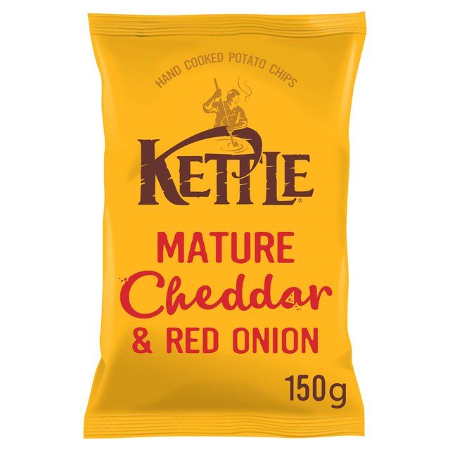 Kettle Chips Mature Cheddar & Red Onion Sharing Crisps