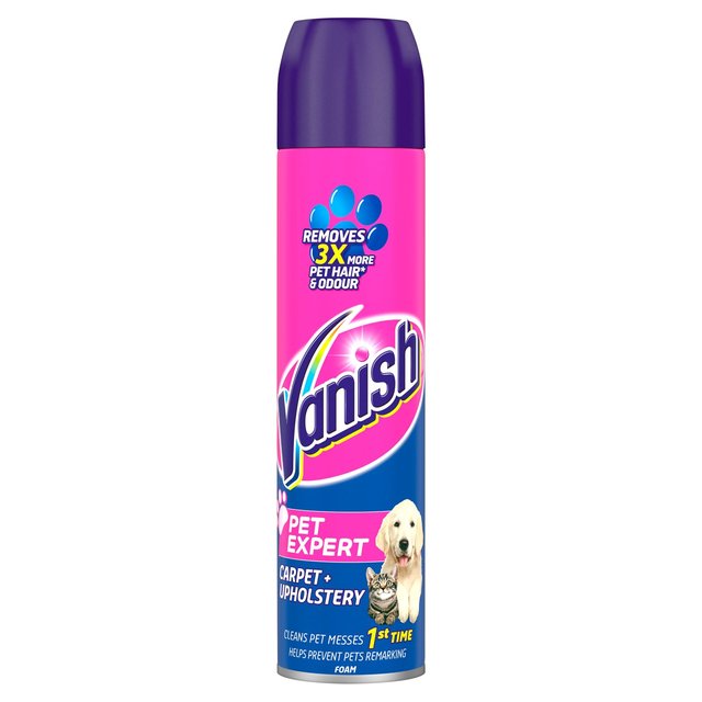 Vanish Pet Expert Upholstery & Carpet Cleaner Foam 600ml