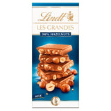 Lindt Les Grandes Hazelnuts Milk Chocolate Bar Food Cupboard M&S Default Title  