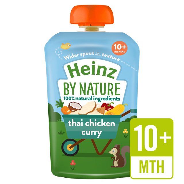 Heinz by Nature Thai Chicken Dinner Pouch, 10 mths+