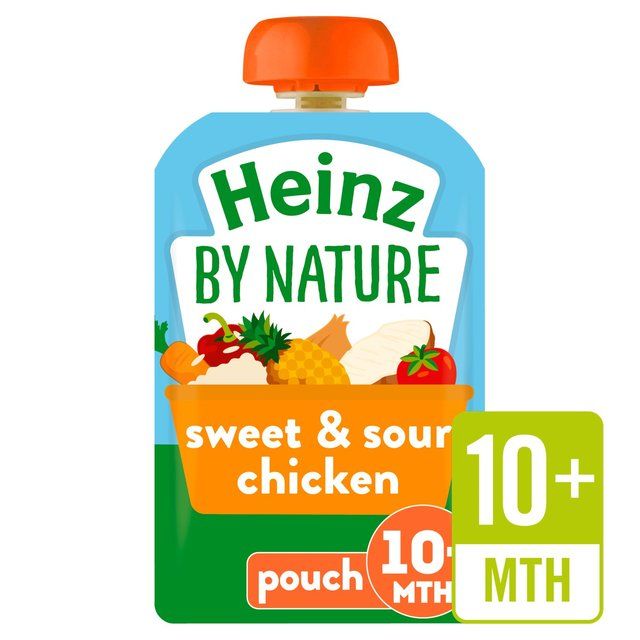 Heinz by Nature Sweet &amp; Sour Chicken Pouch, 10 mths+