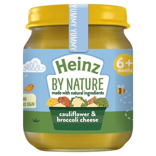 Heinz by Nature Cauliflower & Broccoli Cheese Jar, 6 mths+