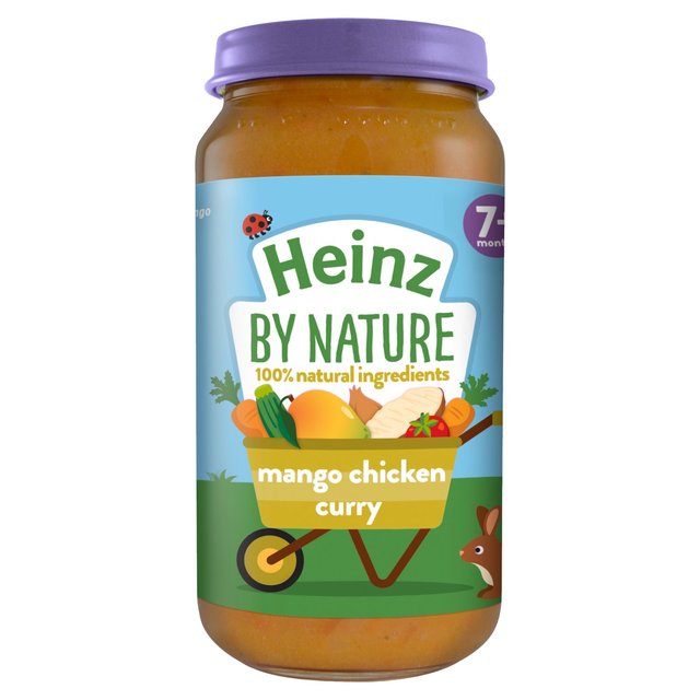 Heinz by Nature Mango Chicken Curry Jar, 7 mths+