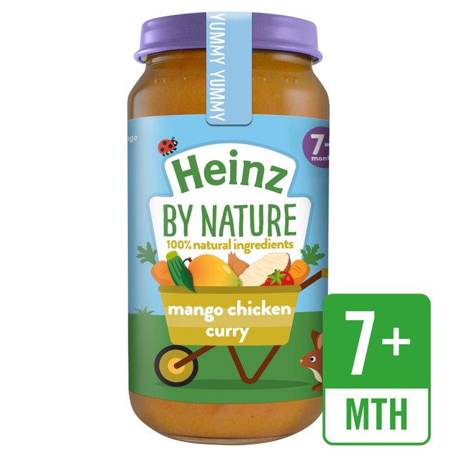 Heinz by Nature Mango Chicken Curry Jar, 7 mths+