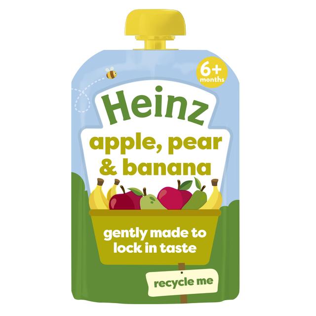 Heinz by Nature Apple, Pear & Banana Pouch, 6 mths+