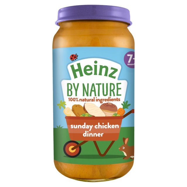 Heinz by Nature Sunday Chicken Dinner Jar, 7 mths+ Baby Food M&S Default Title  