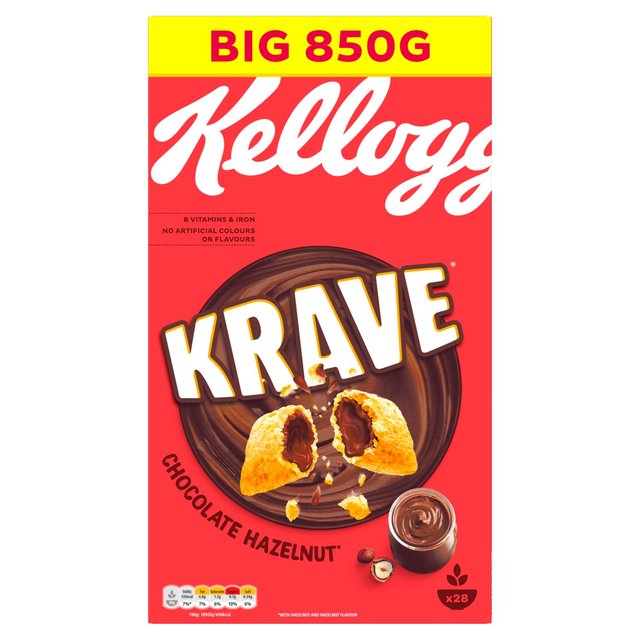 Kellogg's Krave Chocolate & Hazelnut FOOD CUPBOARD M&S   