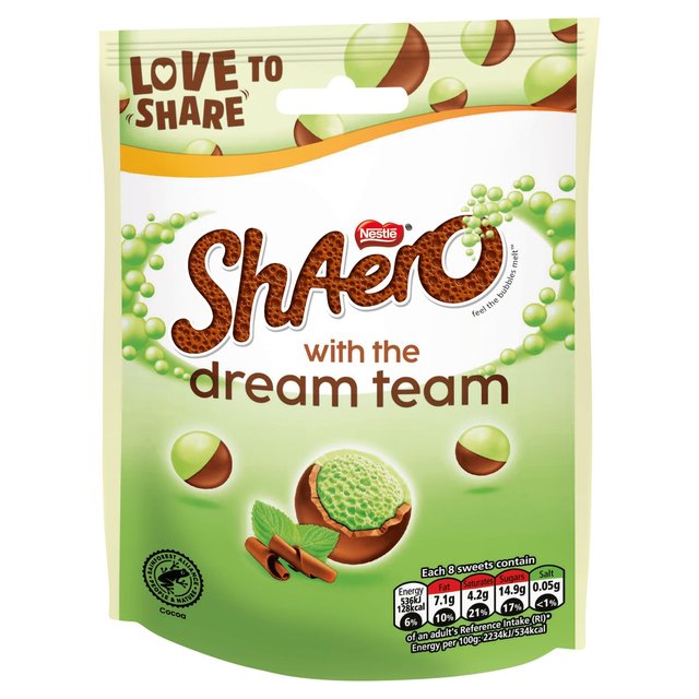 Aero Bubbles Peppermint Mint Chocolate Sharing Bag GOODS ASDA   