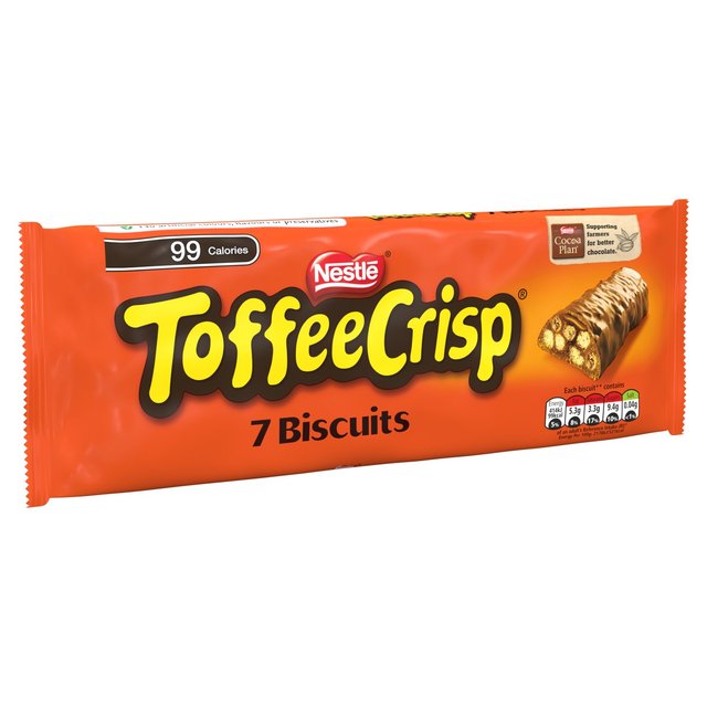 Toffee Crisp Milk Chocolate Biscuit Bar Food Cupboard M&S   