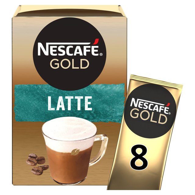 Nescafe Gold Latte Instant Coffee Tea M&S Default Title  