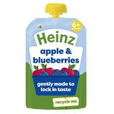 Heinz by Nature Blueberries & Apple Pouch, 6 mths+ Baby Food M&S Default Title  