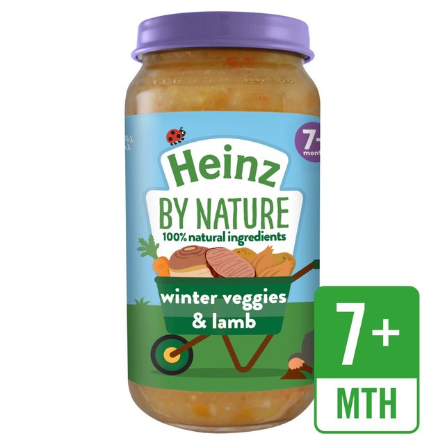 Heinz by Nature Lamb & Winter Veggies Jar, 7 mths+