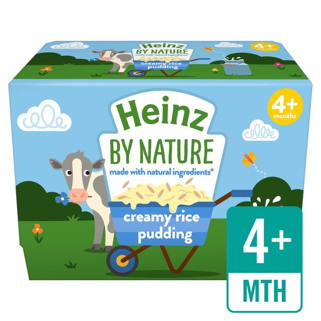 Heinz by Nature Rice Pudding Pots, 4 mths+ Multipack FOOD CUPBOARD M&S   