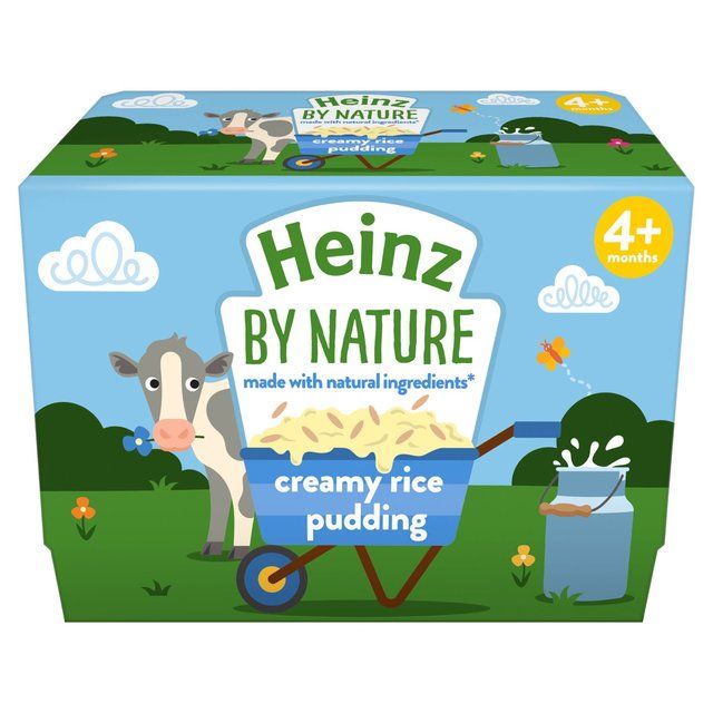 Heinz by Nature Rice Pudding Pots, 4 mths+ Multipack FOOD CUPBOARD M&S   