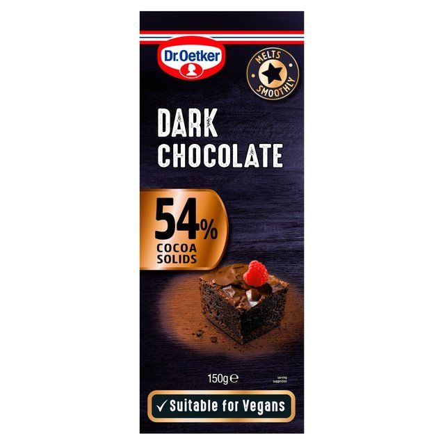 Dr. Oetker Dark 54% Chocolate Bar Food Cupboard M&S Default Title  