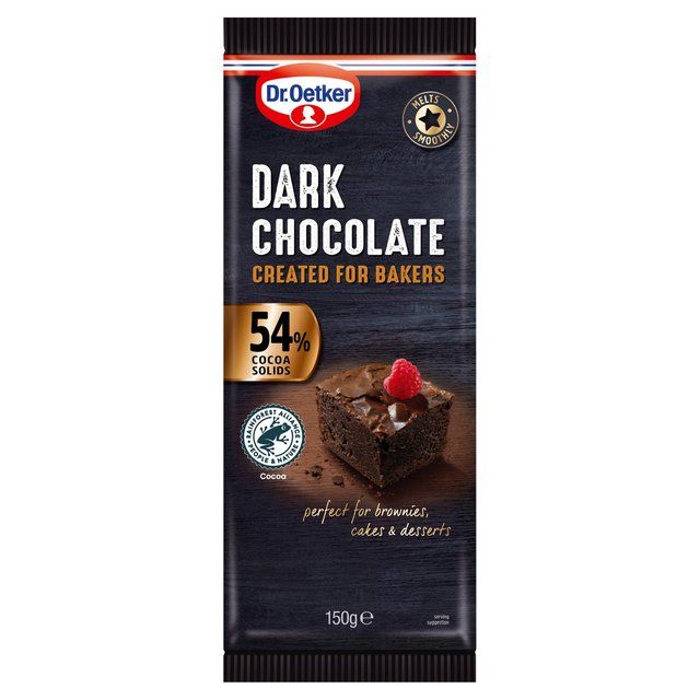 Dr. Oetker Dark 54% Chocolate Bar Food Cupboard M&S   