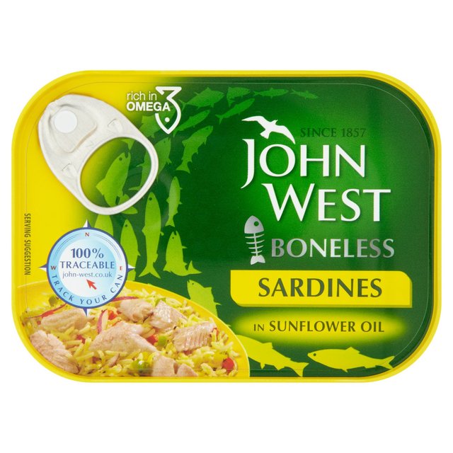 John West Boneless Sardines Sunflower Oil