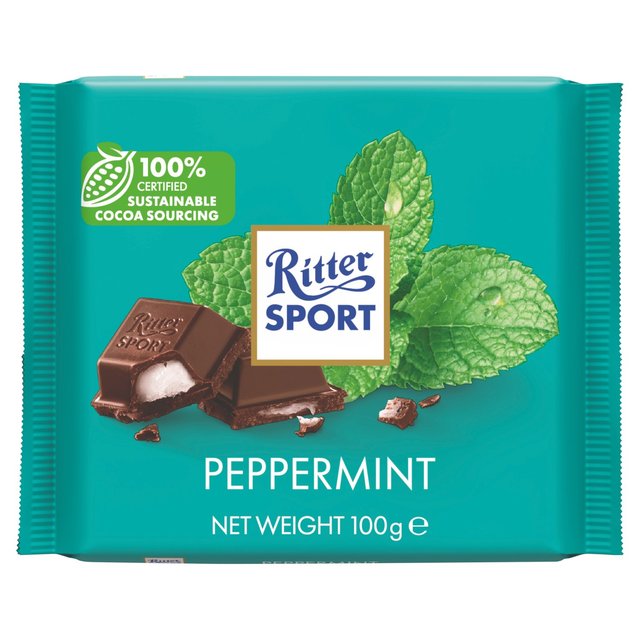 Ritter Sport Peppermint Dark Chocolate